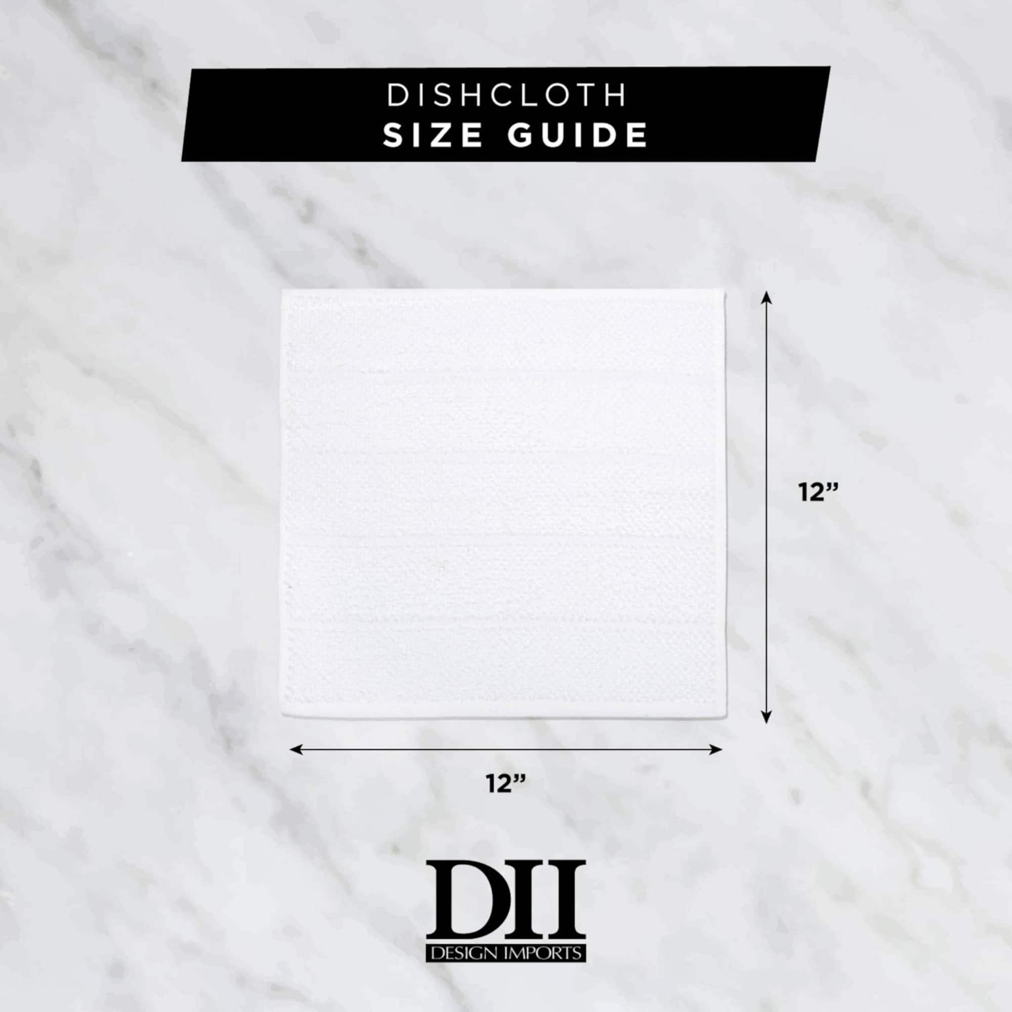 DII® Basic Chef Terry Dishcloth Set